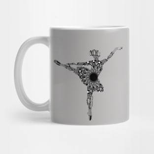 Mandalized Ballet Dancer Mug